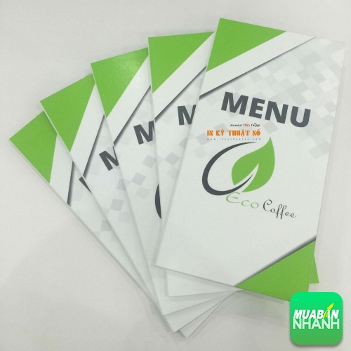 In nhanh menu, in nhanh menu PP cán format tại TPHCM