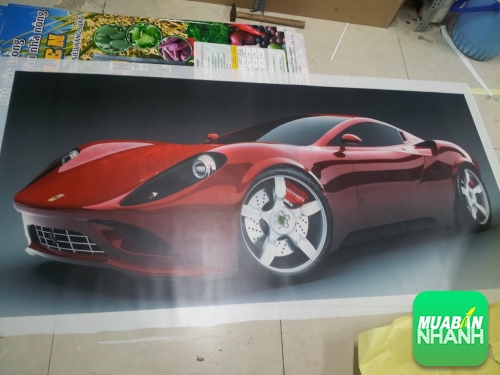 In backlit film hộp đèn cao cấp showroom xe hơi Audi A8