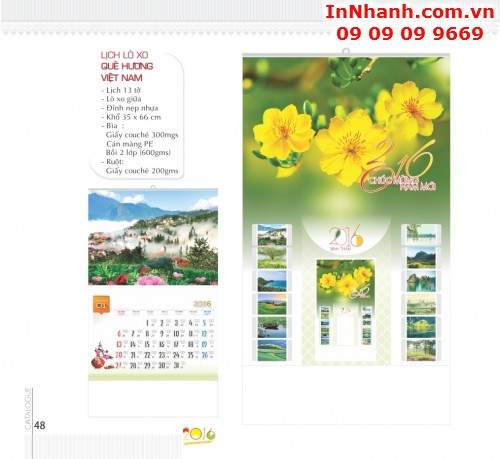 5 lưu ý khi đặt lịch Tết 2016