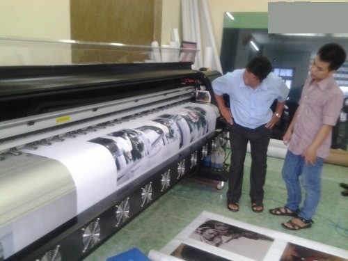 Bản in trên chất liệu decal PP