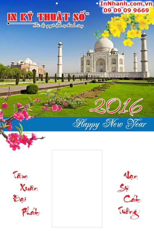 In lịch tết 2016 giá rẻ