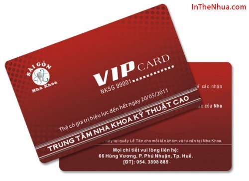 In nhanh thẻ VIP