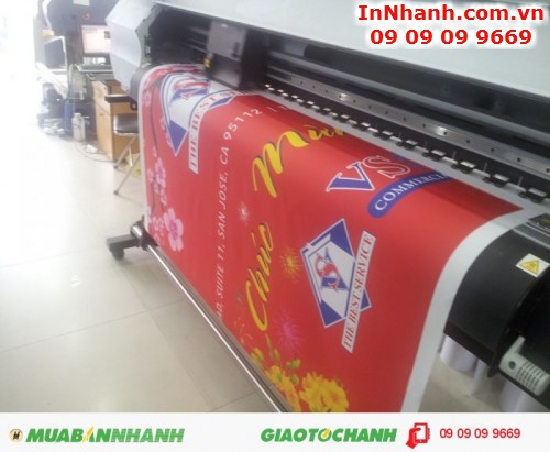 In phông nền Tết từ chất liệu silk rũ, màu sắc nét - Inkythuatso.com